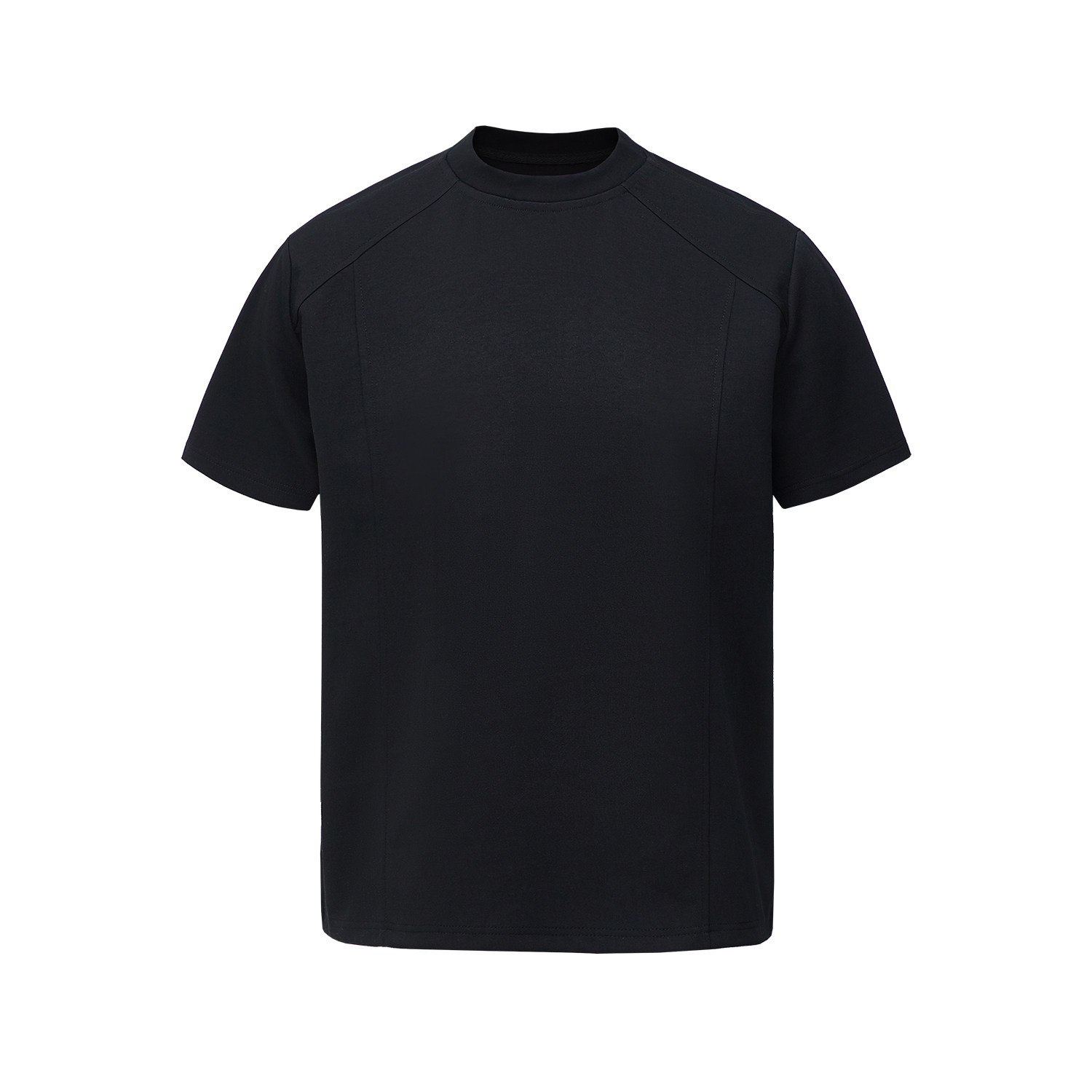 5千件曼巴棉250g2026春款解构拼接圆领收袖口T恤3DT2520特P14，男装T恤，电商A030-1