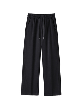 2000件华棉300g2026春款秋季美式宽松直筒休闲裤 白底 K191 P35