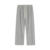 3千件华棉300g2026春款秋季美式直筒休闲裤华棉白底K192P28，男装休闲裤，电商A030-1