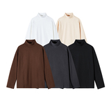 2026春款280g新款设计感宽松长袖打底德绒长T白底T2600P13.5，男装T恤，电商A030-1