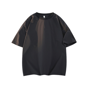 1千件尼龙280g2026春款圆领短袖t恤男潮牌美式3D T2609 P15图片