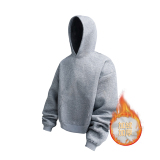 5W件华棉420g2026春款加绒款连帽套头卫衣可得物3DWY801-JR特P35，男装卫衣，电商A030-1