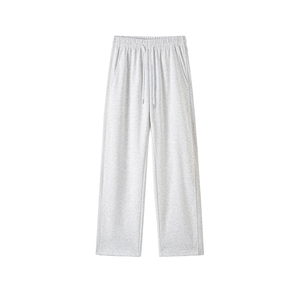 2000件华棉300g2026春款秋季美式宽松直筒休闲裤白底K191P35