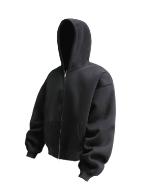 2W件华棉320g2026春款双拉链连帽开衫卫衣光板3D WY602 特P35