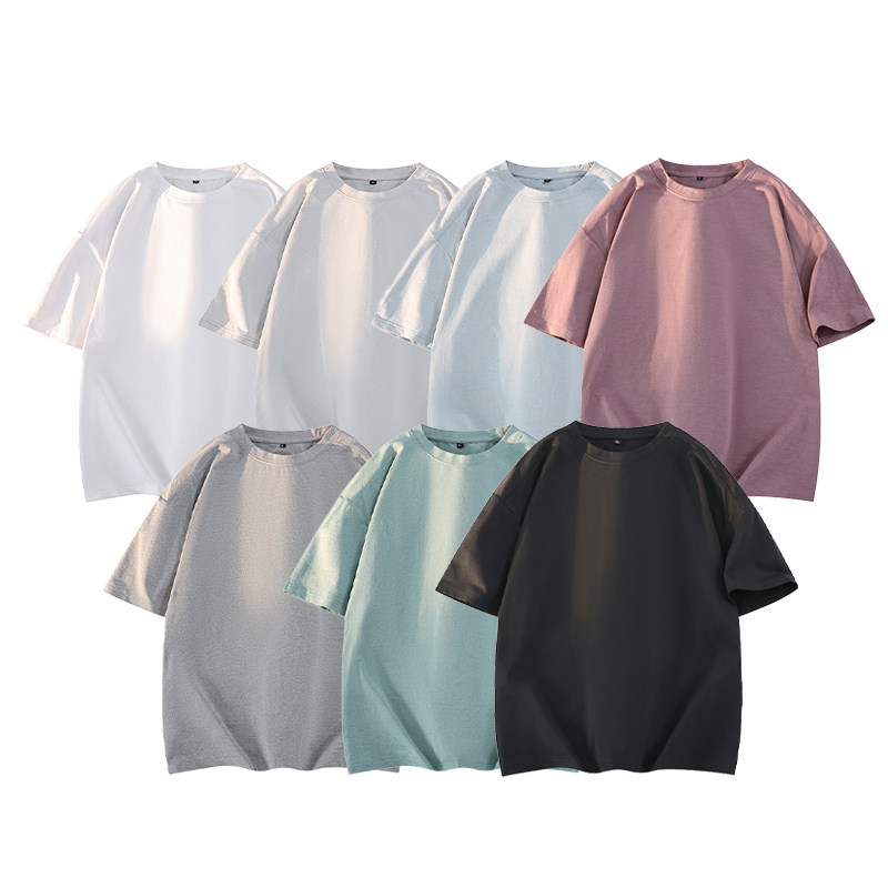 1千件迪桑棉220g2026春款短袖t恤男潮牌美式3DT2701P9，男装T恤，电商A030-1