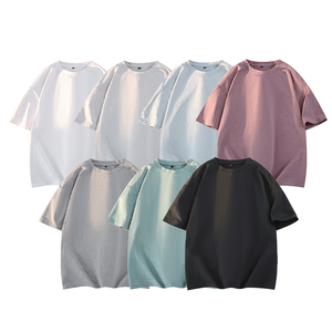 1千件迪桑棉220g2026春款短袖t恤男潮牌美式3D T2701 P9，男装T恤，电商A030-1