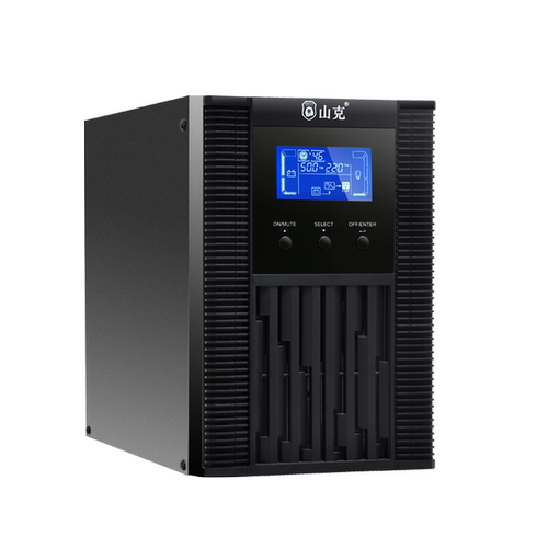 山克SC1KS UPS不间断电源 1000VA800W在线式外接电池UPS延时6H