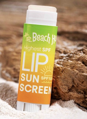 暴晒不黑唇！菲律宾Beach hut沙滩小屋防晒润唇膏SPF100长效葆湿