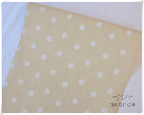 进口纯纸壁纸温馨碎花卧室