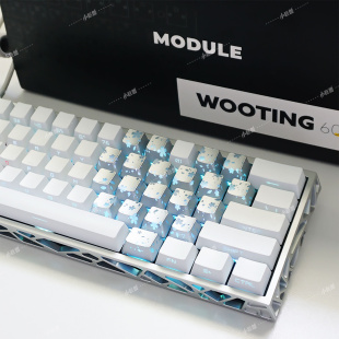 小巨兽暮蝶樱花蝴蝶爱心正侧刻透光键帽透光PBT键帽适配wooting