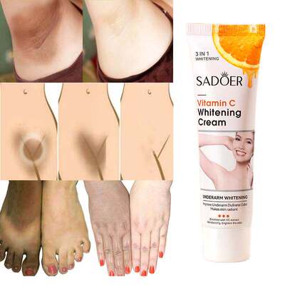 VitaminC Whitening Cream For Dark Skin Lighten Pigment Crotc