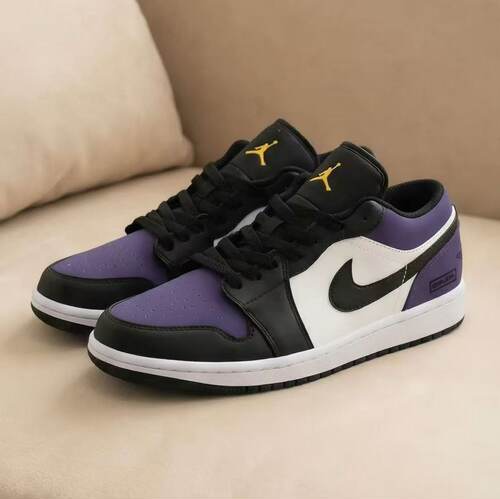 耐克男鞋【定制球鞋】正品Air Jordan 1 AJ1脚趾情侣低帮板鞋女鞋