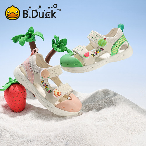 B.Duck小黄鸭童鞋夏季机能凉鞋26-30 B2686833