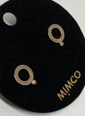 澳大利亚新款玫瑰金耳钉耳环时尚轻奢品牌饰品耳钉eyedrop