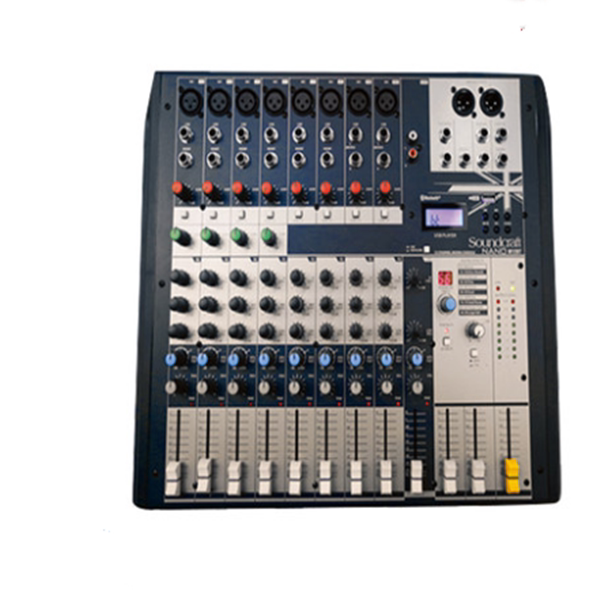 声艺M08BT/M12BT 8路12路模拟会议小型U盘蓝牙USB带效果器调音台