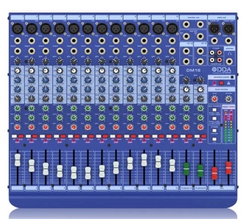 MIDAS迈达斯 DDA DM12 DM16 模拟调音台 内置MIDAS话放 正品行货