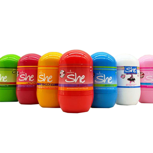 she她嗒进口女持久香水淡香香体喷雾男腋下走珠止汗露抑汗滚珠液