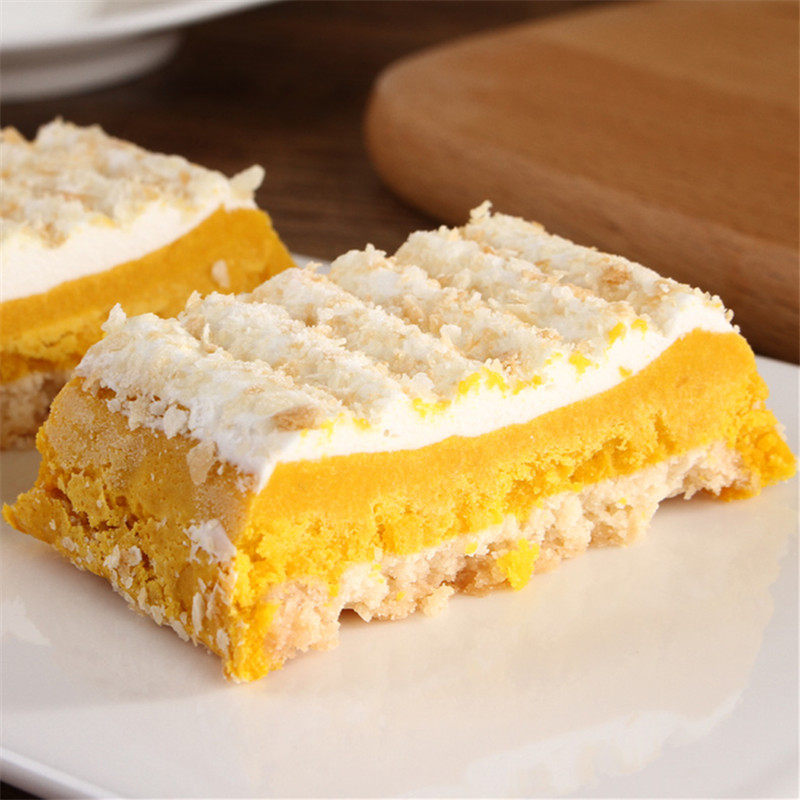 南瓜蛋挞日式料理南瓜蛋糕甜点冷冻蛋糕即食甜品长条蛋糕只发北京