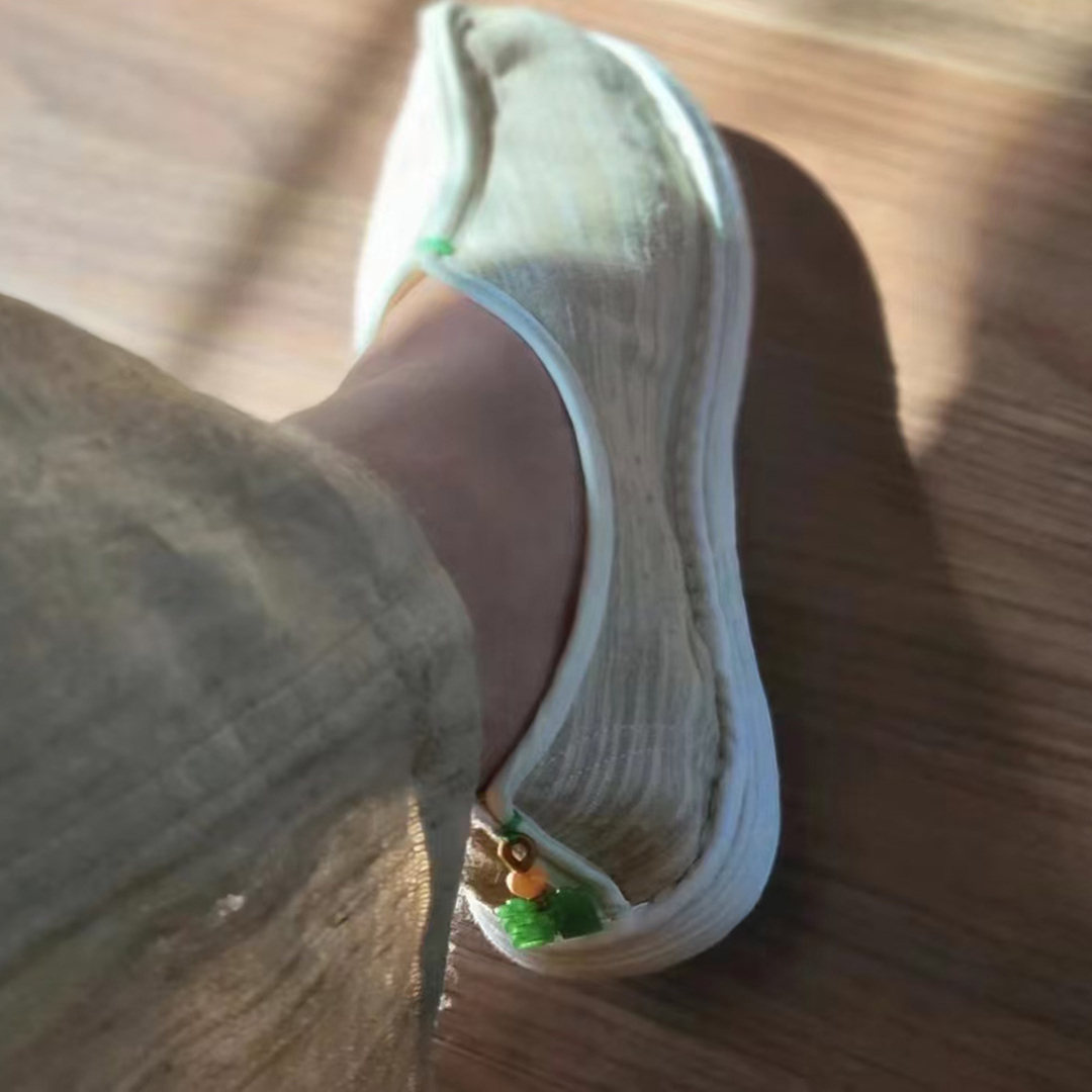 原创重工 月笼纱 柞蚕丝一针一线纯手工千层纳底女士布鞋柔软透气,女鞋,传统布鞋,淘宝优惠券,粉丝福利购,淘宝优惠卷