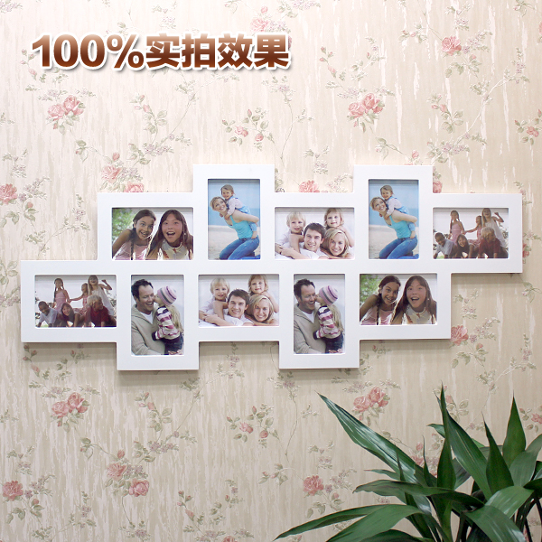 简约现代连体相框创意照片墙木质画框婚纱情侣客厅卧室挂墙装饰画