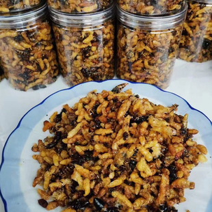 云南特产野生蜂蛹油炸150g罐装包邮干货七里雷马黄蜂非土地雷土蜂