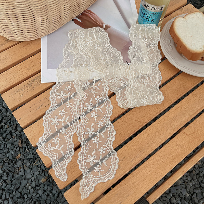 欧式宫廷风小花蕾丝飘带刺绣长条纯色发带花边丝巾春夏INS风发带,服饰配件/皮带/帽子/围巾,围巾/丝巾/披肩,淘宝优惠券,粉丝福利购,淘宝优惠卷