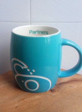简约套装陶瓷马克杯Pareners对杯大象图案水杯茶杯啤酒杯礼品杯