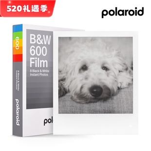 现货Polaroid宝丽来 经典 拍立得600黑白相纸白边一盒8张23年11月