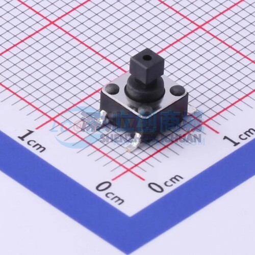 TS-1002ST-BR07316A SMD-4P,6x6mm 轻触开关 单刀单掷 矩形按钮