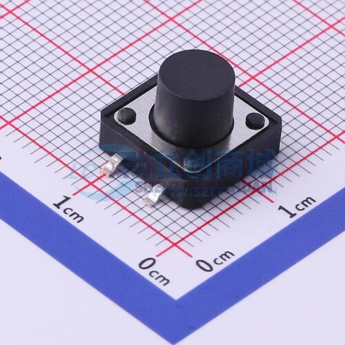 TS-1003S-BR08516 SMD-4P,12x12mm 轻触开关 单刀单掷 圆形按钮