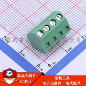 1x4P 3.81mm 直插 排数:1 每排P数:4 DB127S-3.81-4P-GN-S P=3.81