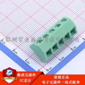5mm 1x5P 排数:1 每排P数:5 直插 KF127S-5.0-5P 插件,P=5mm 螺钉
