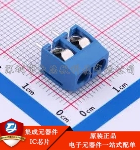 1x2P 5mm 直插 排数:1 每排P数:2 MX301-5.0-02P-BU01-Cu-Y-A 插