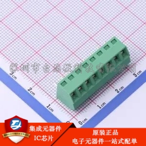 1x8P 3.81mm 直插 排数:1 每排P数:8 DB127S-3.81-8P-GN-S P=3.81