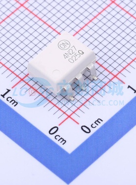 晶体管输出光耦 4N27SR2M SMD-6P onsemi(安森美) 电子元器件配单