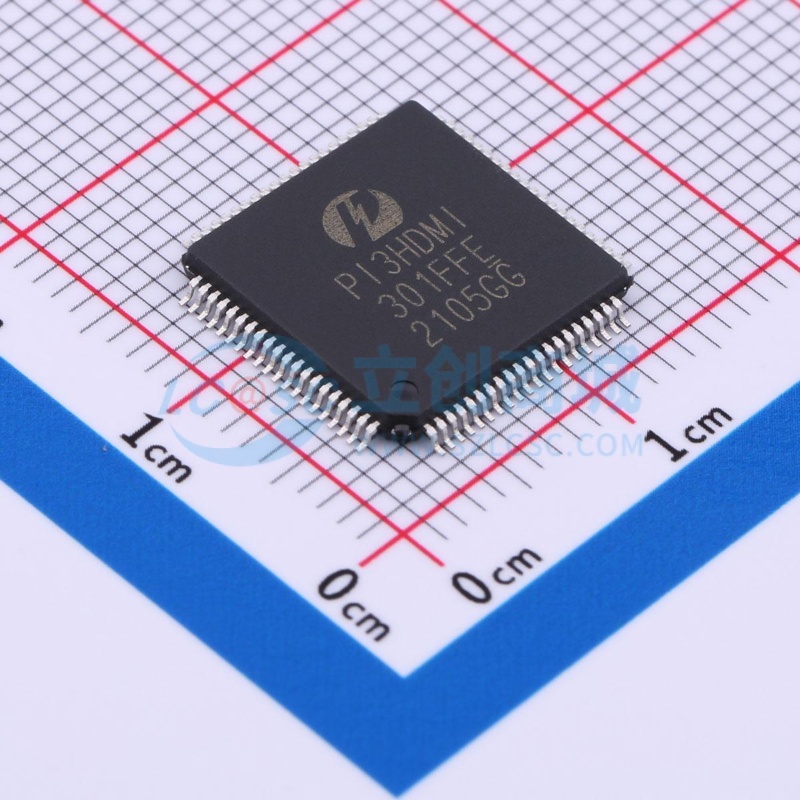 接口芯片 PI3HDMI301FFEX LQFP-80 DIODES(美台) 电子元器件配单