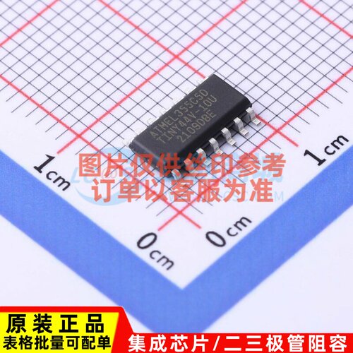 单片机(MCU/MPU/SOC) ATTINY44V-10SSU SOIC-14 MICROCHIP(美国微