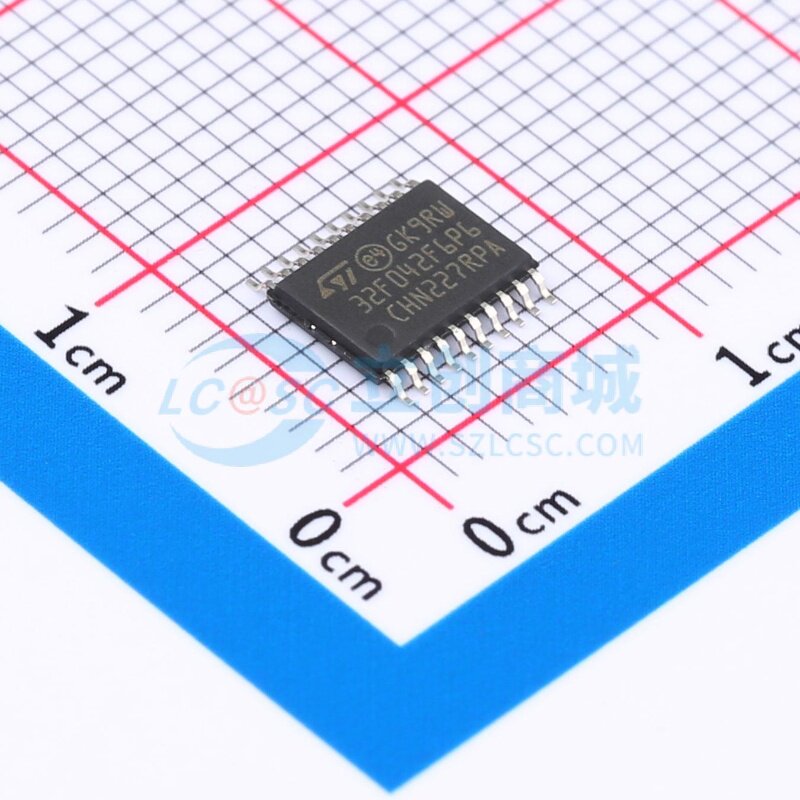 单片机(MCU/MPU/SOC) STM32F042F6P6TR TSSOP-20(4.4x6.5) ST(意 - 实物图