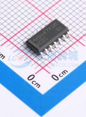反相器 SN74HC05D SOIC-14 TI/德州 电子元器件配单原装正品