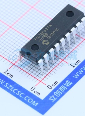 单片机(MCU/MPU/SOC) PIC16F627A-I/P DIP-18 MICROCHIP(美国微芯