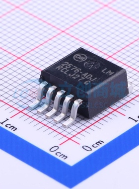 DC-DC电源芯片 LM2576D2T-ADJR4G D2PAK-5 onsemi(安森美) 元器件