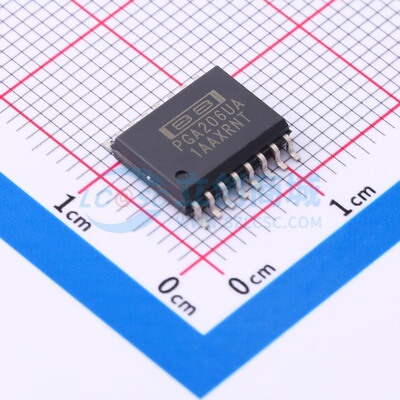 仪表放大器 PGA206UA SOIC-16 TI/德州 电子元器件配单原装正品