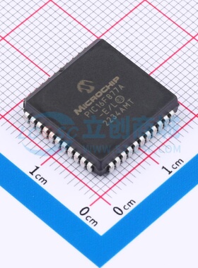 单片机(MCU/MPU/SOC) PIC16F877A-E/L PLCC-44(16.6x16.6) MICROC