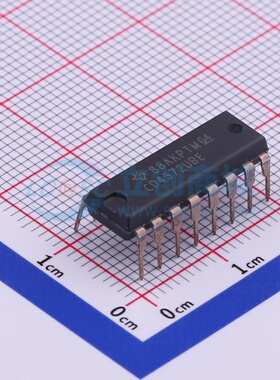 逻辑门 CD4572UBE PDIP-16 TI/德州 电子元器件配单原装正品