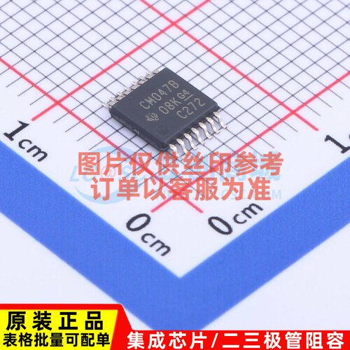 单稳态多谐振荡器 CD4047BPWR TSSOP-14 TI/德州 电子元器件配单