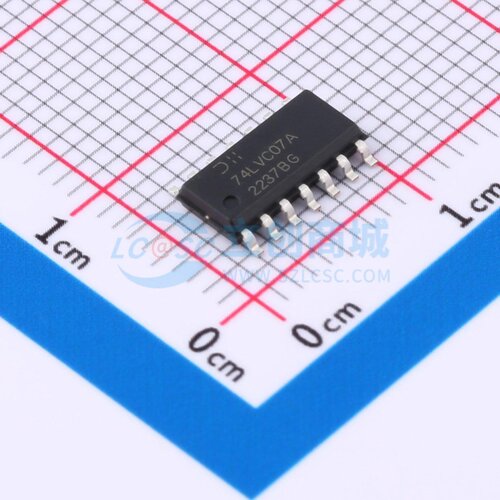 缓冲器/驱动器/收发器 74LVC07AS14-13 SO-14 DIODES(美台) 原装