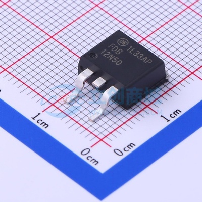 场效应管(MOSFET) FDB12N50TM D2PAK onsemi(安森美) 电子元器件