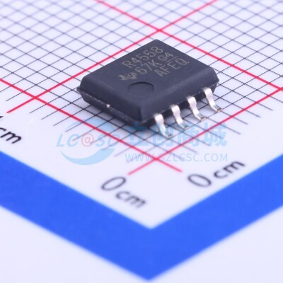 运算放大器 RC4558PSR SOIC-8 TI/德州 电子元器件配单原装正品