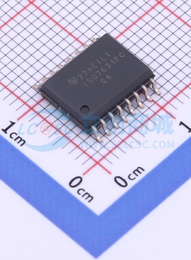 数字隔离器 ISO7631FCDWR SOIC-16 TI/德州 电子元件配单原装正品