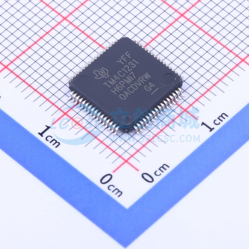 单片机(MCU/MPU/SOC) TM4C1231H6PMI7R LQFP-64 TI/德州 原装正品